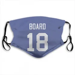 C.J. Board New York Giants Royal Blue Jersey Number & Name Face Mask