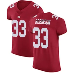 Elite Aaron Robinson Men's New York Giants Red Alternate Vapor Untouchable Jersey - Nike