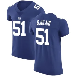 Elite Azeez Ojulari Men's New York Giants Royal Team Color Vapor Untouchable Jersey - Nike