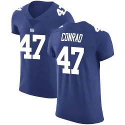 Elite C.J. Conrad Men's New York Giants Royal Team Color Vapor Untouchable Jersey - Nike