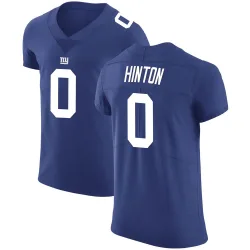Elite Christopher Hinton Men's New York Giants Royal Team Color Vapor Untouchable Jersey - Nike