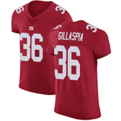 Elite Cullen Gillaspia Men's New York Giants Red Alternate Vapor Untouchable Jersey - Nike