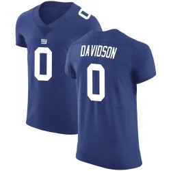 Elite D.J. Davidson Men's New York Giants Royal Team Color Vapor Untouchable Jersey - Nike