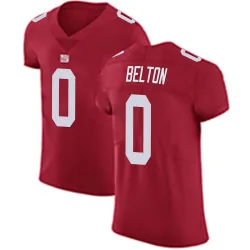 Elite Dane Belton Men's New York Giants Red Alternate Vapor Untouchable Jersey - Nike