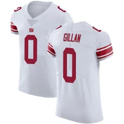 Elite Jamie Gillan Men's New York Giants White Vapor Untouchable Jersey - Nike
