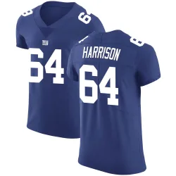 Elite Jonotthan Harrison Men's New York Giants Royal Team Color Vapor Untouchable Jersey - Nike