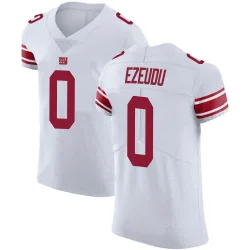Elite Joshua Ezeudu Men's New York Giants White Vapor Untouchable Jersey - Nike