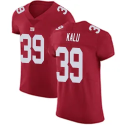 Elite Joshua Kalu Men's New York Giants Red Alternate Vapor Untouchable Jersey - Nike