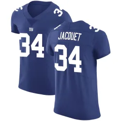 Elite Michael Jacquet Men's New York Giants Royal Team Color Vapor Untouchable Jersey - Nike