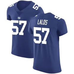 Elite Niko Lalos Men's New York Giants Royal Team Color Vapor Untouchable Jersey - Nike