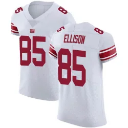 Elite Rhett Ellison Men's New York Giants White Vapor Untouchable Jersey - Nike