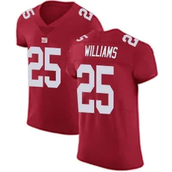 Elite Rodarius Williams Men's New York Giants Red Alternate Vapor Untouchable Jersey - Nike