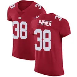 Elite Steven Parker Men's New York Giants Red Alternate Vapor Untouchable Jersey - Nike