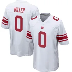 Game Andre Miller Men's New York Giants White Jersey - Nike