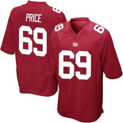 Game Billy Price Men's New York Giants Red Alternate Jersey - Nike