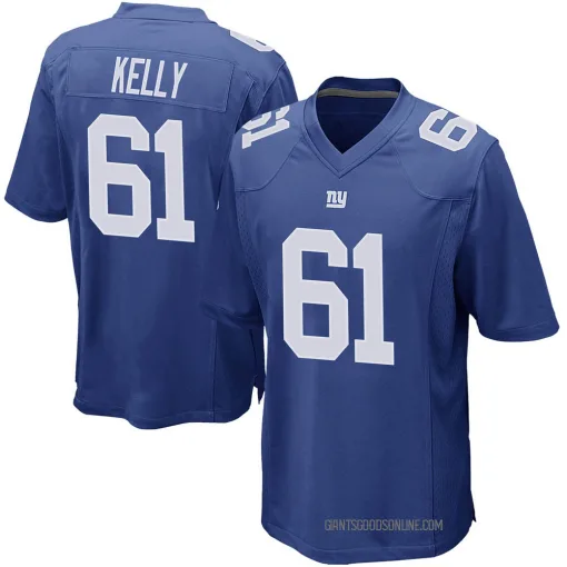 Game Derrick Kelly Youth New York Giants Royal Team Color Jersey - Nike