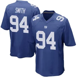 Game Elerson Smith Men's New York Giants Royal Team Color Jersey - Nike