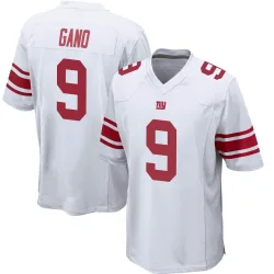 Game Graham Gano Men's New York Giants White Jersey - Nike