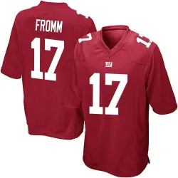 Game Jake Fromm Youth New York Giants Red Alternate Jersey - Nike