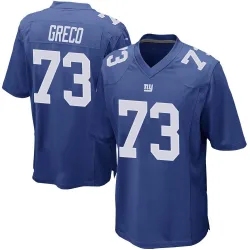 Game John Greco Youth New York Giants Royal Team Color Jersey - Nike