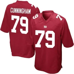 Game Korey Cunningham Men's New York Giants Red Alternate Jersey - Nike