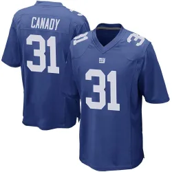Game Maurice Canady Men's New York Giants Royal Team Color Jersey - Nike