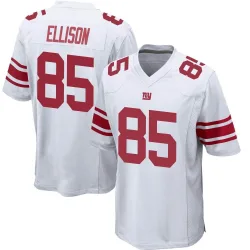 Game Rhett Ellison Men's New York Giants White Jersey - Nike