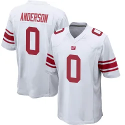 Game Ryder Anderson Men's New York Giants White Jersey - Nike