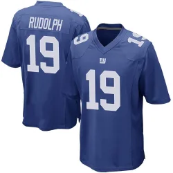 Game Travis Rudolph Men's New York Giants Royal Team Color Jersey - Nike