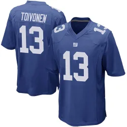 Game Travis Toivonen Youth New York Giants Royal Team Color Jersey - Nike