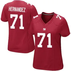 Game Will Hernandez Women's New York Giants Red Alternate Jersey - Nike