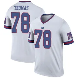 Legend Andrew Thomas Youth New York Giants White Color Rush Jersey - Nike