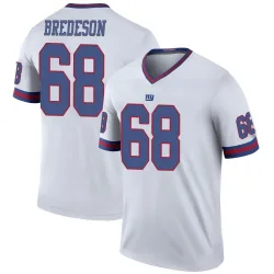 Legend Ben Bredeson Men's New York Giants White Color Rush Jersey - Nike