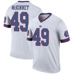 Legend Benardrick McKinney Youth New York Giants White Color Rush Jersey - Nike