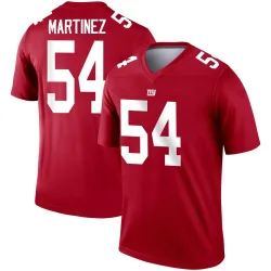 Legend Blake Martinez Youth New York Giants Red Inverted Jersey - Nike