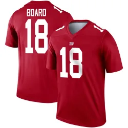 Legend C.J. Board Men's New York Giants Red Inverted Jersey - Nike