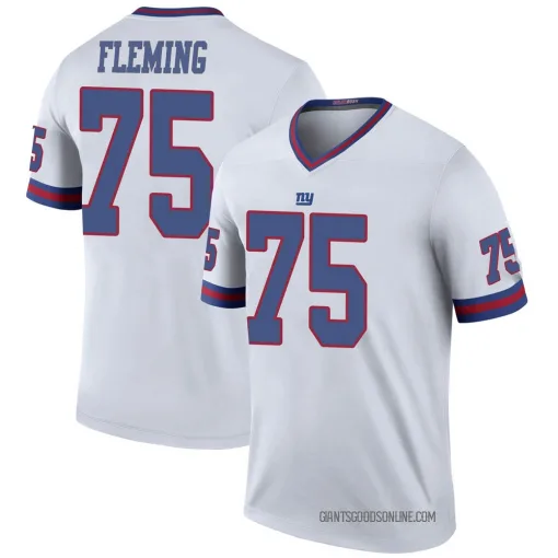 Legend Cameron Fleming Youth New York Giants White Color Rush Jersey - Nike