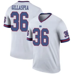 Legend Cullen Gillaspia Men's New York Giants White Color Rush Jersey - Nike
