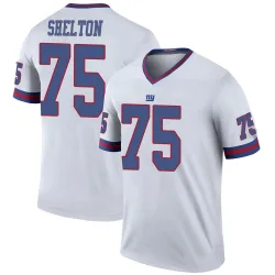 Legend Danny Shelton Youth New York Giants White Color Rush Jersey - Nike