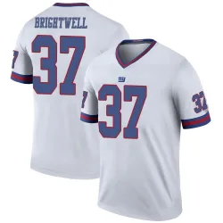 Legend Gary Brightwell Youth New York Giants White Color Rush Jersey - Nike