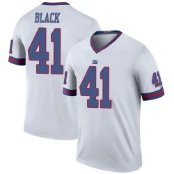 Legend Henry Black Men's New York Giants White Color Rush Jersey - Nike