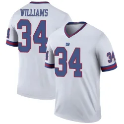 Legend Jarren Williams Men's New York Giants White Color Rush Jersey - Nike