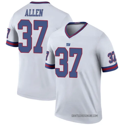 Legend Javorius Allen Men's New York Giants White Color Rush ...