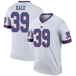 Legend Joshua Kalu Men's New York Giants White Color Rush Jersey - Nike