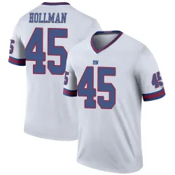 Legend Ka'dar Hollman Men's New York Giants White Color Rush Jersey