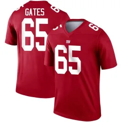 Legend Nick Gates Youth New York Giants Red Inverted Jersey - Nike
