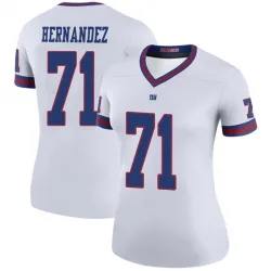 Legend Will Hernandez Women's New York Giants White Color Rush Jersey - Nike