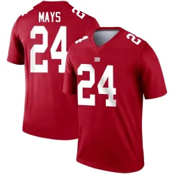 Legend Willie Mays Men's New York Giants Red Inverted Jersey - Nike
