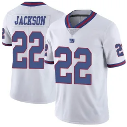 Limited Adoree' Jackson Youth New York Giants White Color Rush Jersey - Nike