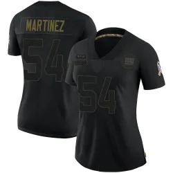 Limited Blake Martinez Women's New York Giants Black 2020 Salute To Service Jersey - Nike